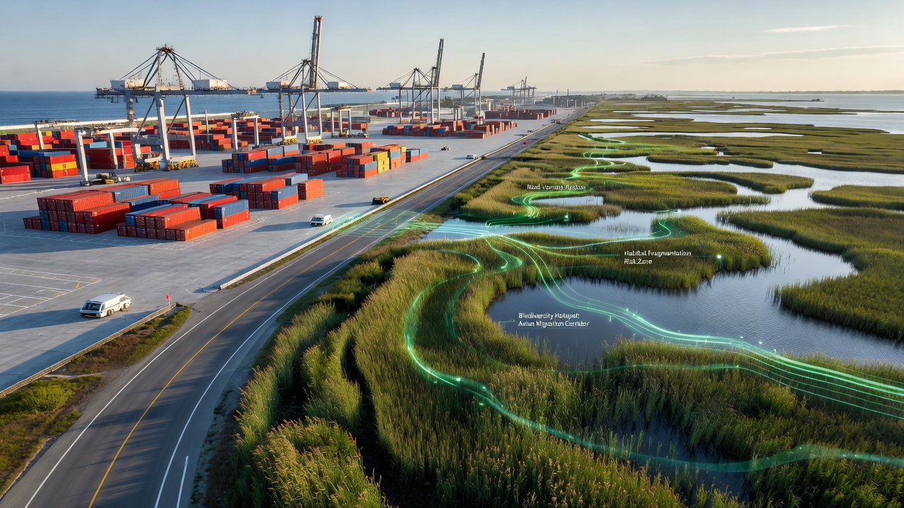 Tracing Biodiversity Patterns Around Expanding Coastal Logistics Complexes
